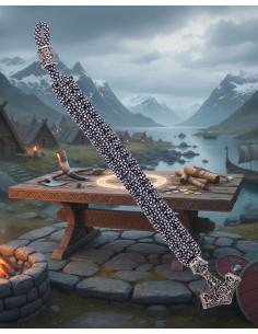 Bracelet en paracorde avec marteau en métal de Thor