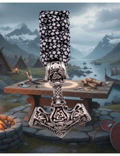Bracelet en paracorde avec marteau en métal de Thor 2