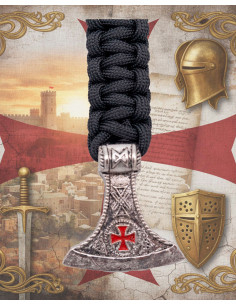 Bracelet noire en paracord avec fermeture métallique... 2