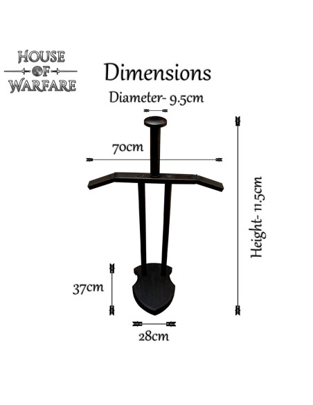 Support en bois pour armures,...