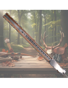 Couteau à cran d'arrêt décoré Third de la série Mapple... 2