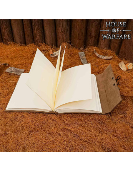 Journal médiéval avec une couverture...