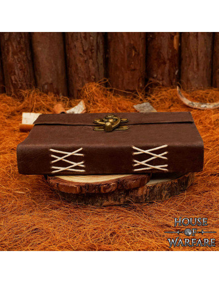 Journal médiéval avec une couverture...