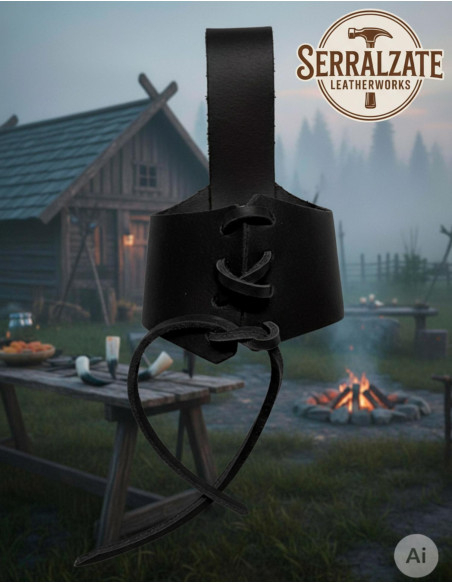 Tahalí viking pour porter une corne,...