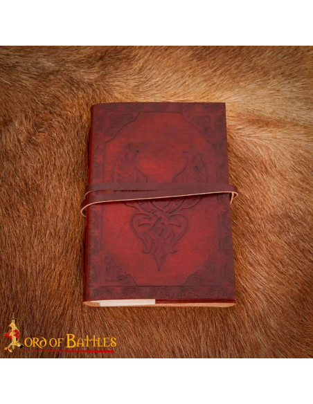 Journal médiéval à couverture en...