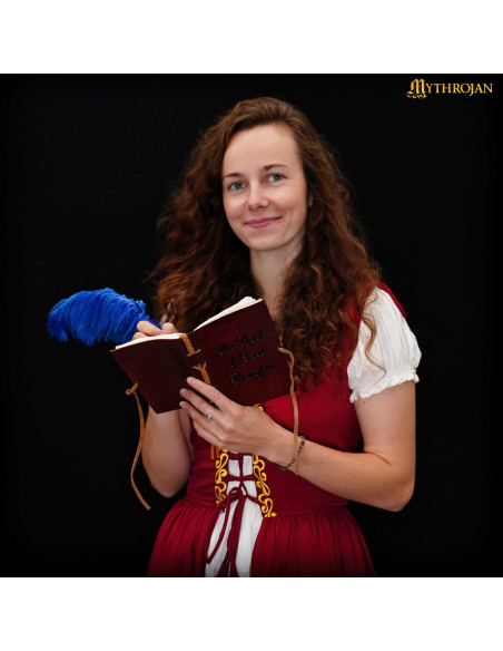 Journal médiéval à couverture en...