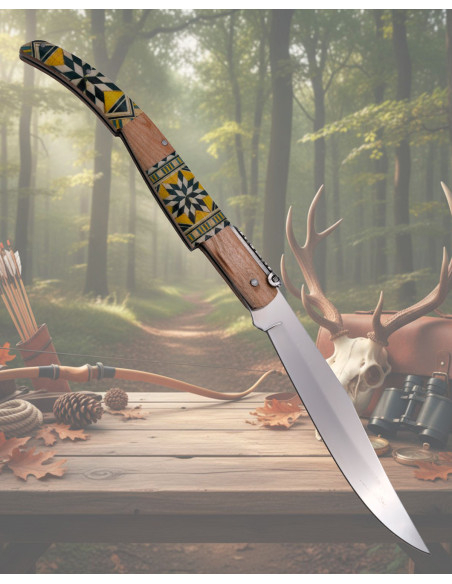 Couteau à cliquet Third décoré de la...