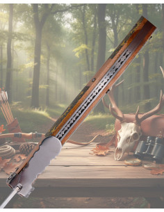 Couteau à cliquet Third mango décor damasquiné, série... 2