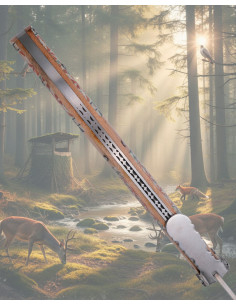 Couteau à cliquet Third mango décoré en marqueterie,... 2