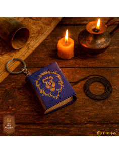 Porte-clés mini journal en cuir World Of Warcraft - Alliance