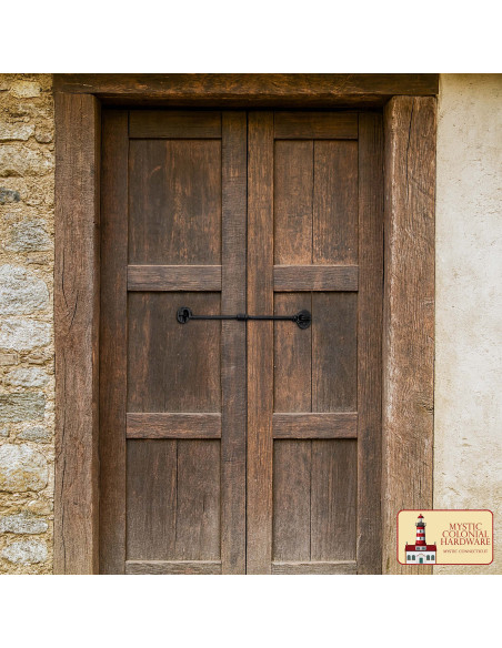 Verrou rustique avec crochet et œil...