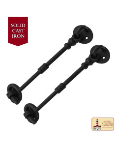 Verrou rustique en deux pièces pour fenêtres ou portes...