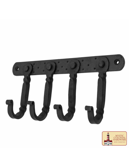 Porte-manteau rustique avec 4...