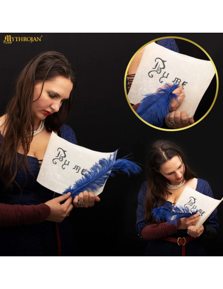 Feuille de parche en parchemin...