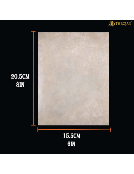 Feuille de parchement médiéval en...