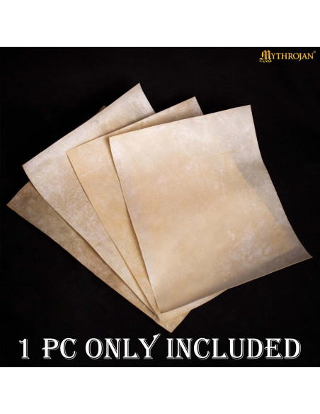 Feuille de parchement médiéval en...