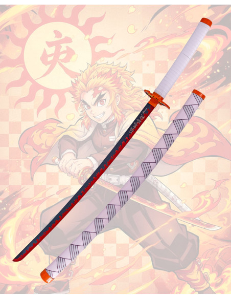 Katana décorative Rengoku Kyoujurou...