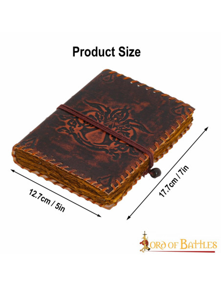 Journal médiéval à couverture en...