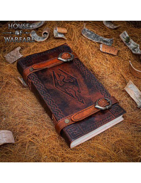 Journal médiéval à couverture en...