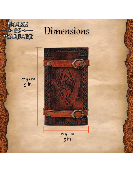 Journal médiéval à couverture en...