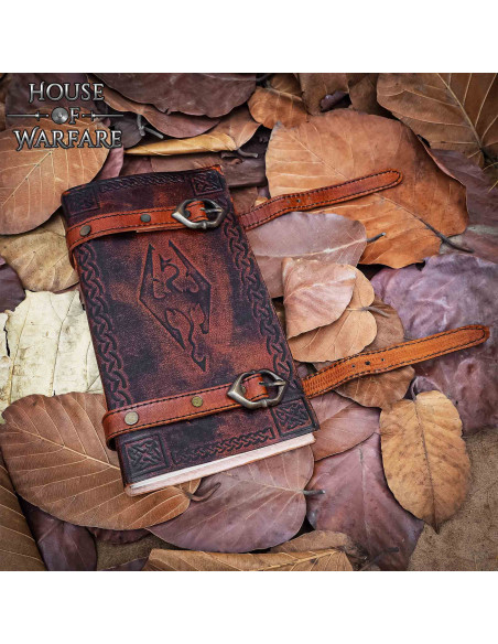 Journal médiéval à couverture en...