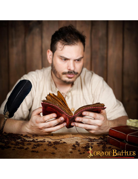 Journal médiéval à couverture en...