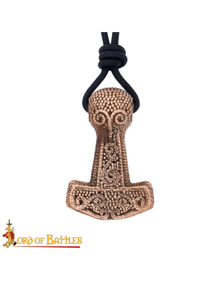 Pendentif viking Mjölnir en bronze...
