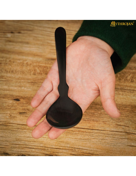 Set de 2 cuillères médiévales en... Set de 2 cuillères médiévales en...