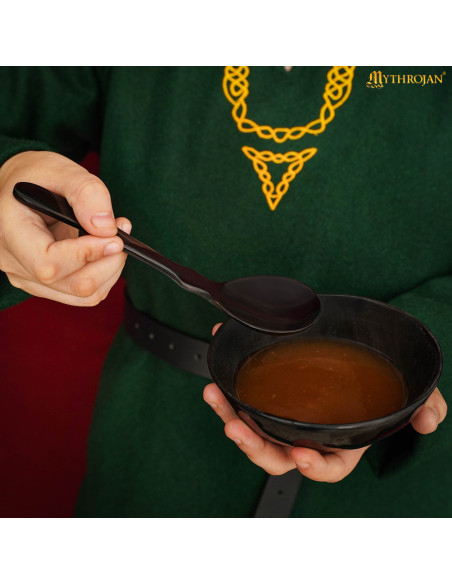 Set de 2 cuillères médiévales en... Set de 2 cuillères médiévales en...