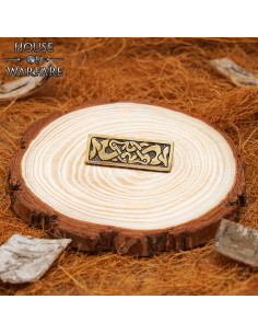 Plaque décorative viking en laiton, pour ceintures
