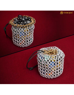 Petite pochette de donateur en mailles d'aluminium avec... 2