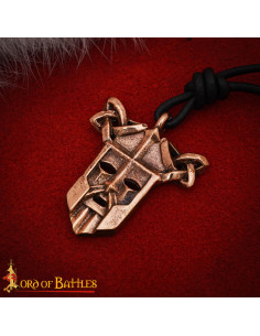 Pendentif viking en bronze amulette du Guerrier