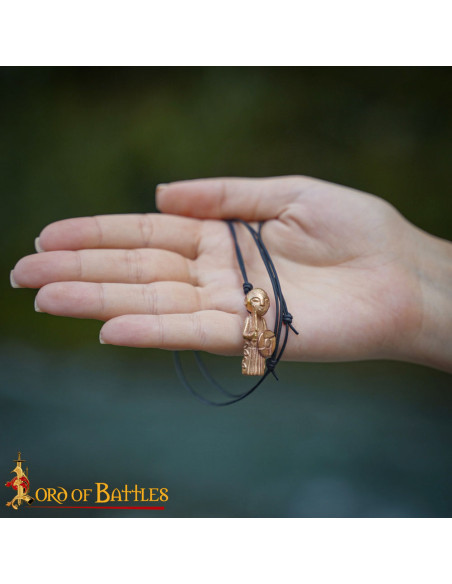 Pendentif viking médiéval dame...