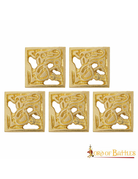 Ensemble de 5 ornements vikings en...