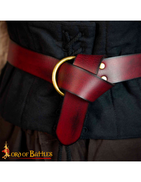 Ceinture en cuir Fantasy fait main,...