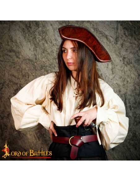 Ceinture en cuir Fantasy fait main,...