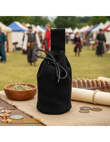 Sac à main en daim avec cordon,...