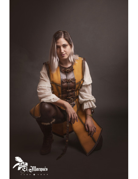 Manteau médiéval long pour femme,...