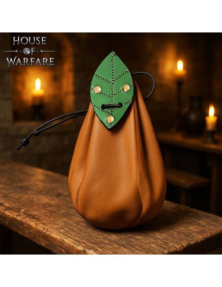 Sac à bandoulière en cuir marron pour...