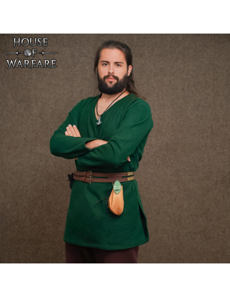 Sac à bandoulière en cuir marron pour...