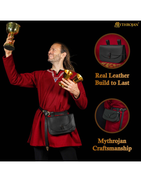 Sac médiéval pour ceinture à...