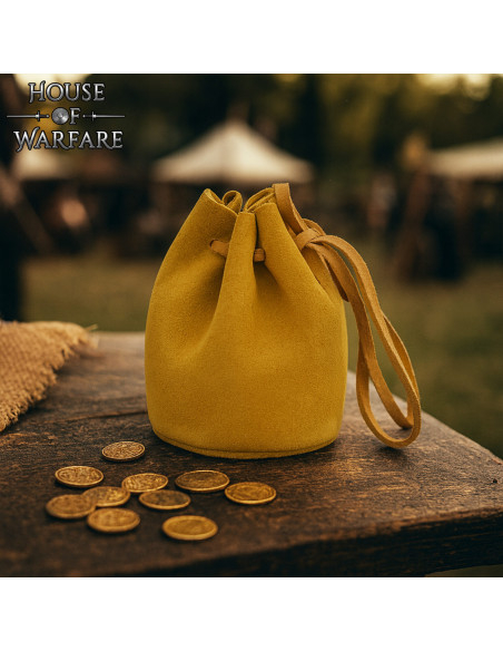 Petite pochette en daim de couleur...