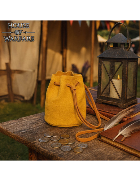 Petite pochette en daim de couleur...