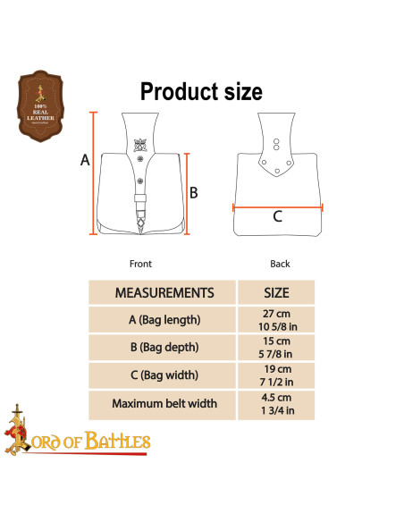 Sac banane Cortesano del Rey en cuir...