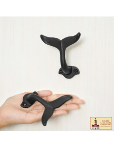 Penderie avec crochet en forme de queue de poisson (8,6 x... 2