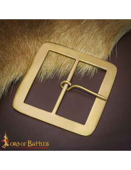 Boucle médiévale en laiton pour...