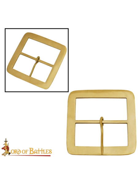 Boucle médiévale en laiton pour...