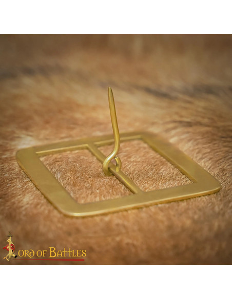 Boucle médiévale en laiton pour...