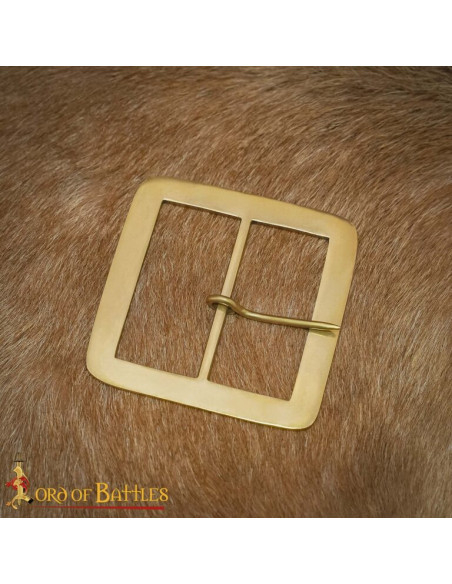 Boucle médiévale en laiton pour...