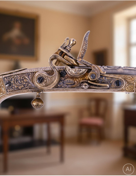 Pistolet à silex, Écosse 1760